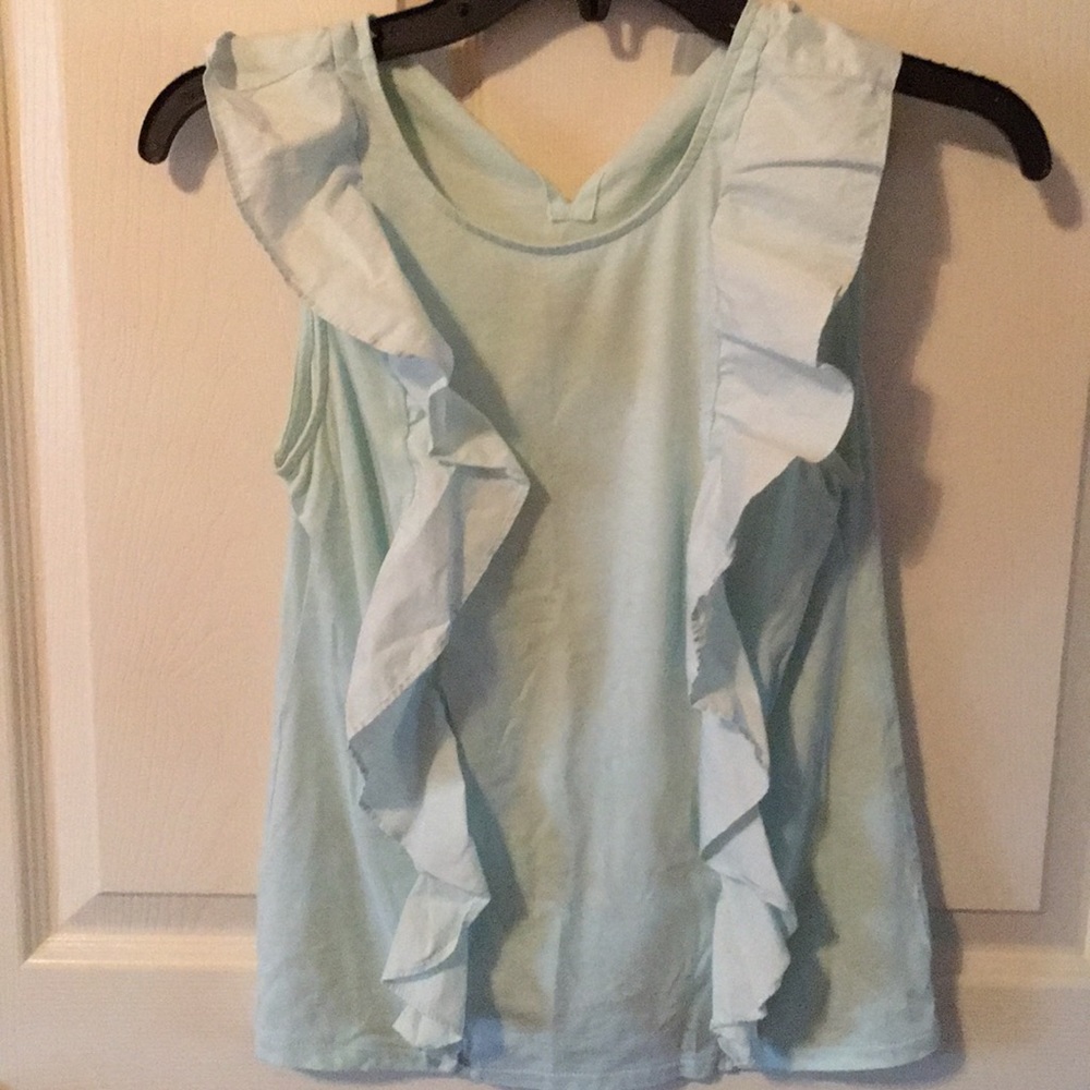 Jcrew ruffle top